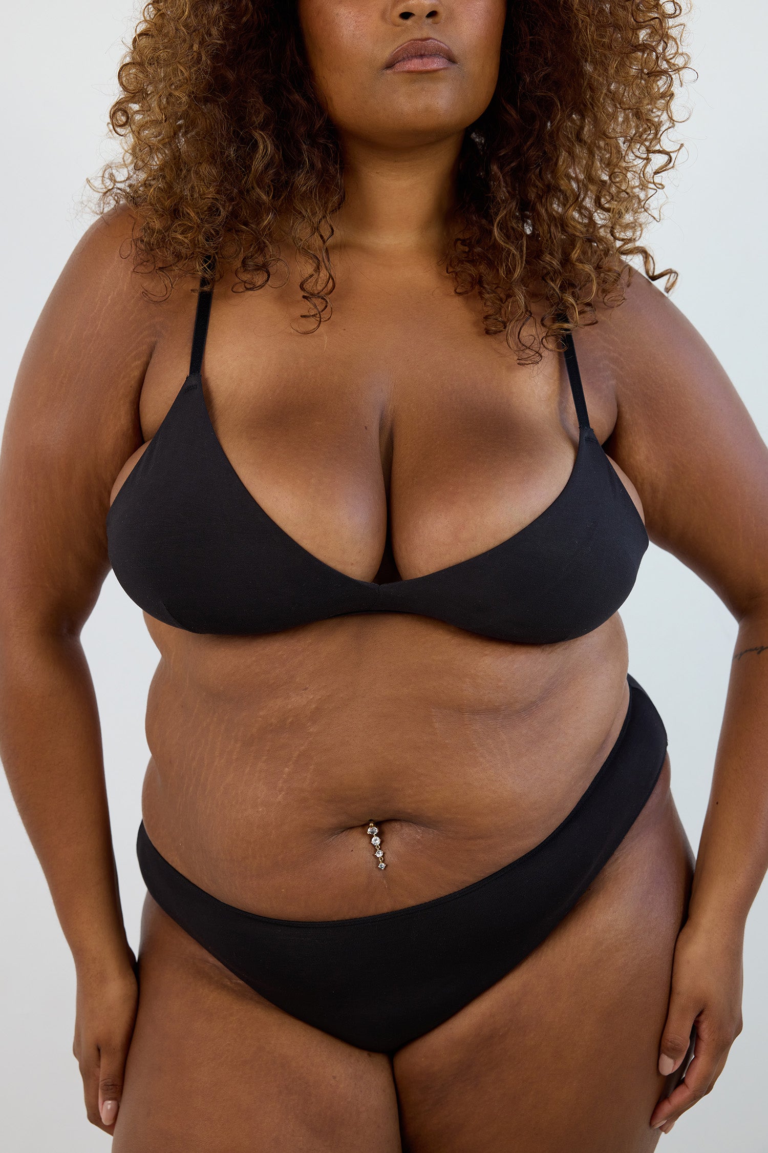 French Cut Brief in Black