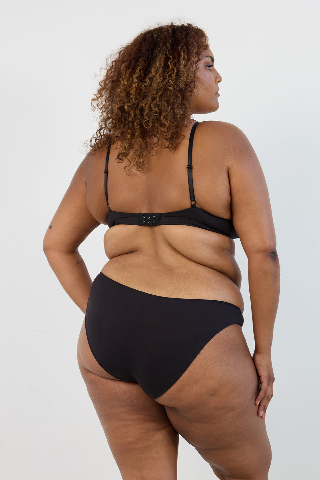 French Cut Brief in Black