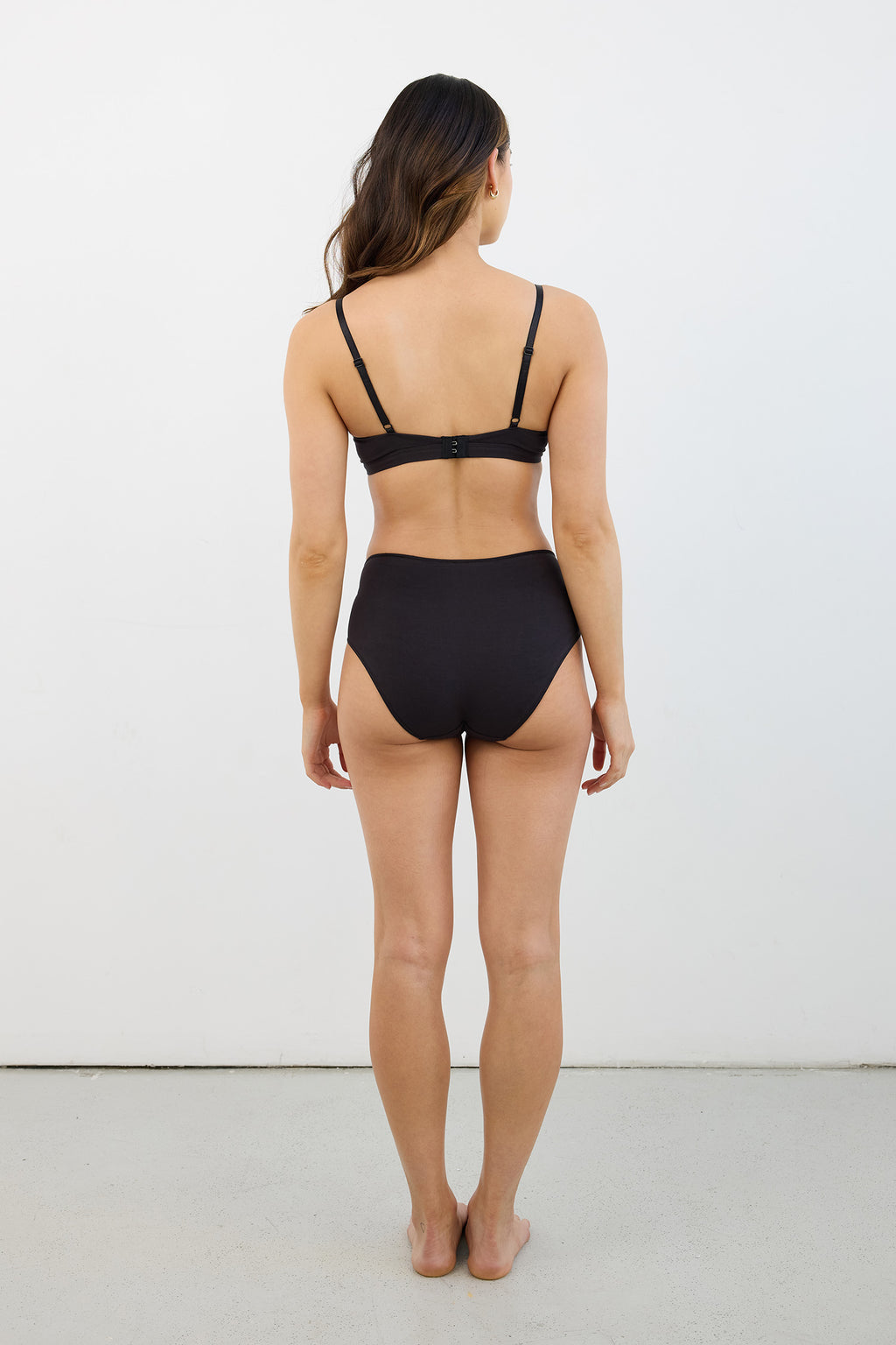 High Waist Brief in Black