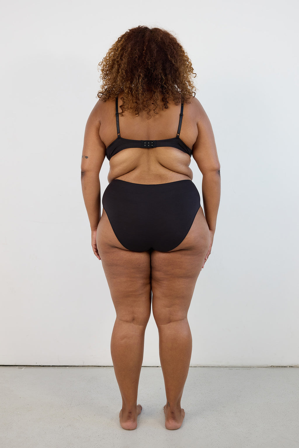 High Waist Brief in Black