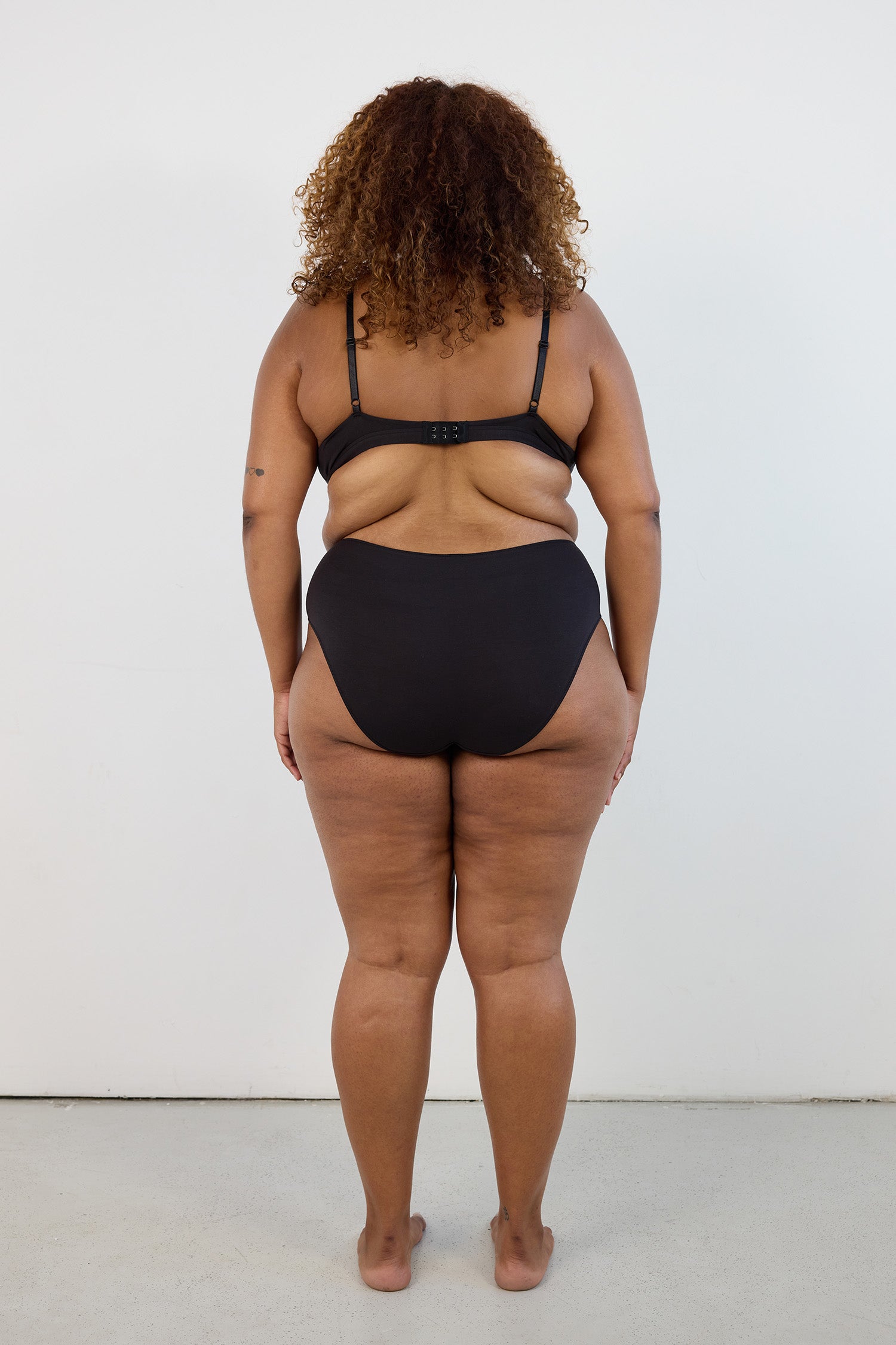 High Waist Brief in Black