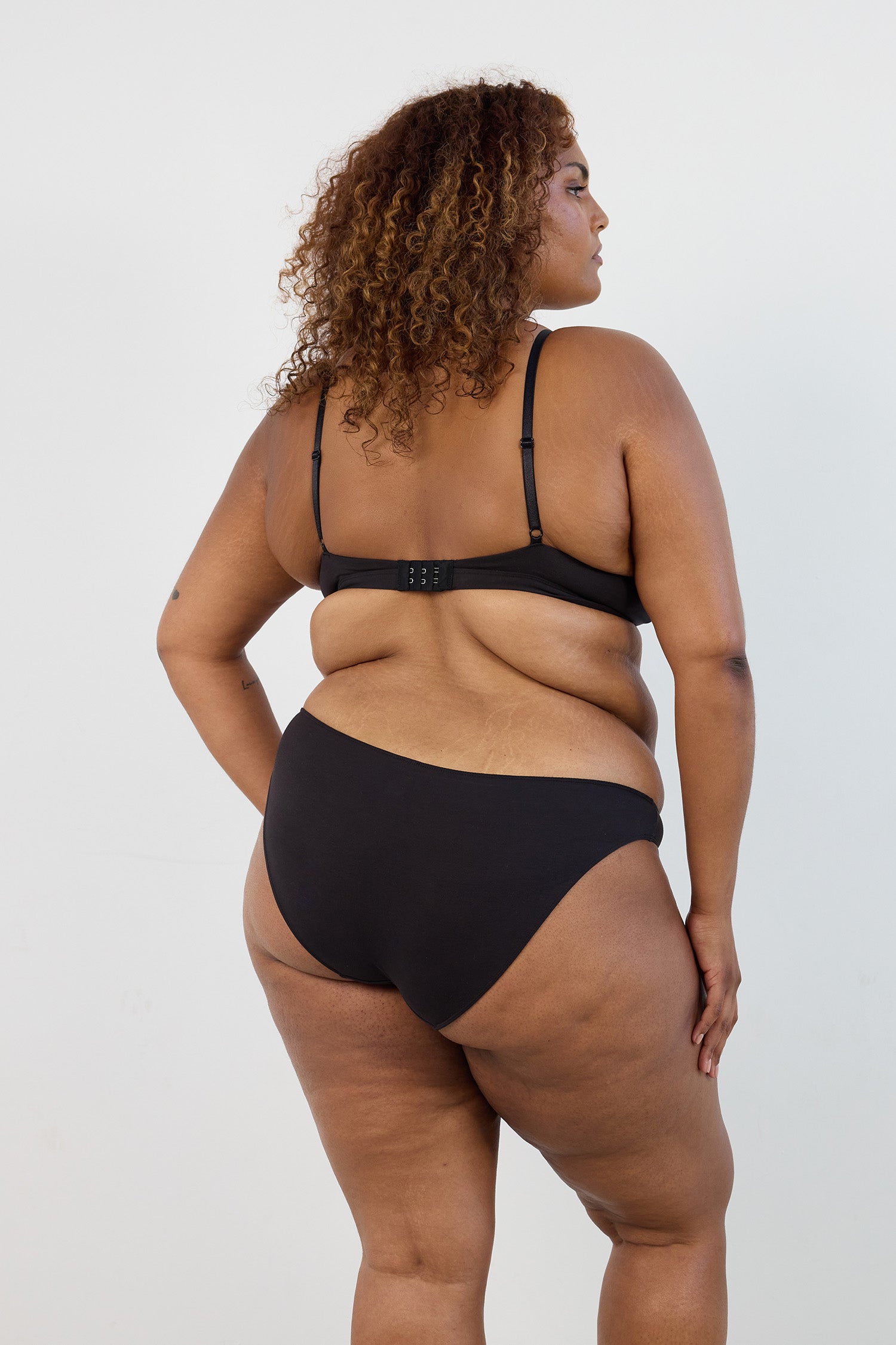 Low Rise Brief in Black